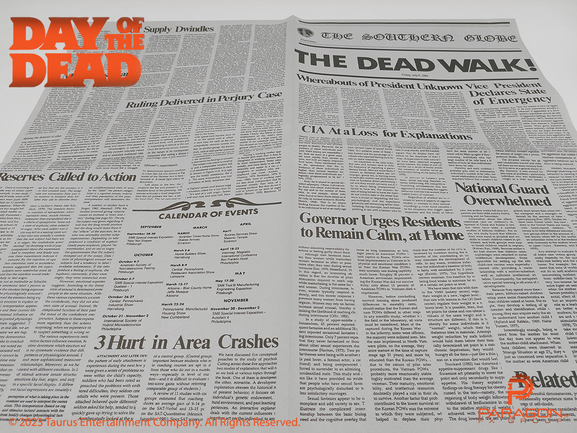 The Dead Walk Newspaper